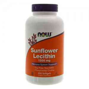 NOW Sunflower Lecithin 1200 mg 200 капс.