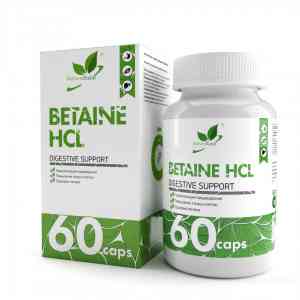 NaturalSupp Betaine HCL 60 caps.