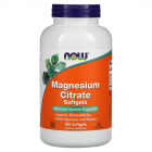 Now Magnesium citrate 134 mg 180 softgels.