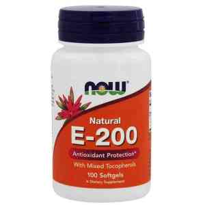 Now Vitamin E-200 mixed toc 100 softgels