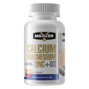 Maxler Calcium Zink Magnesium + D3 90 таб