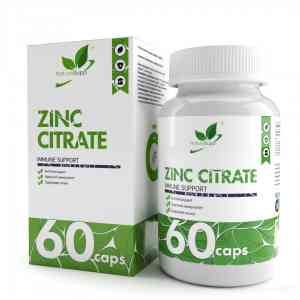 NaturalSupp Zinc Citrate 60 caps.