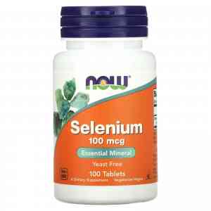 NOW Selenium 100 mg 100 капс.